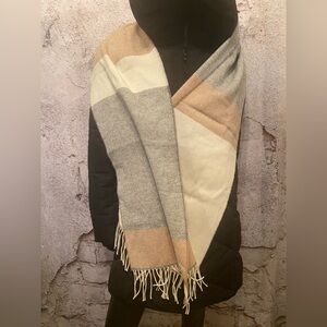 Foxford Plaid Lambswool Scarf from Ireland